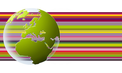 World Globe texture (green2) © Gut Feeling