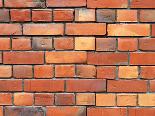 Mauer aus Ziegel