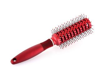 Hairbrush isolated on white