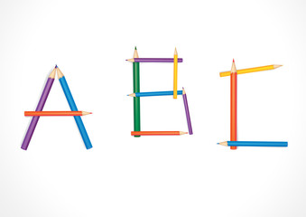 letters from crayons