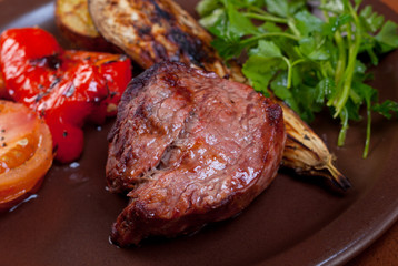 Grilled beef  - steak