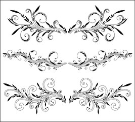 vector flourish set