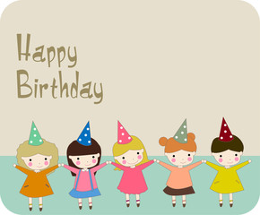birthday elements with kids