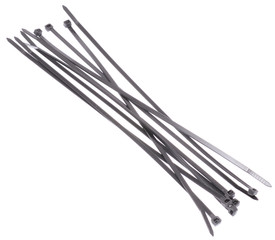 Cable Ties Isolated on White Background