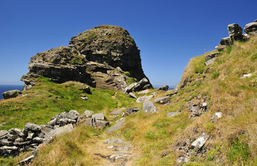 Historical Irish cliffs