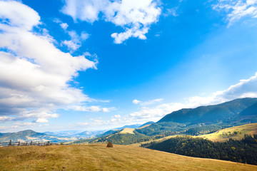 autumn mountain village