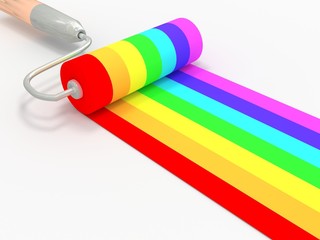 3d brush rainbow 1