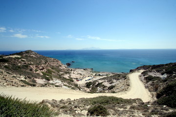 Fototapeta na wymiar panorama della costa mediterranea