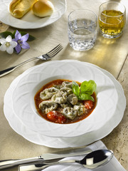 gnocchi de sarrazin à l'aubergine