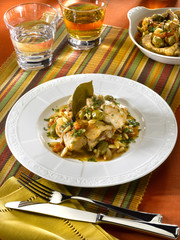 lapin à l'aigre doux - coniglio in agrodolce