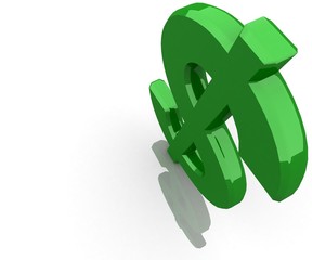 Obraz premium Dollar sign