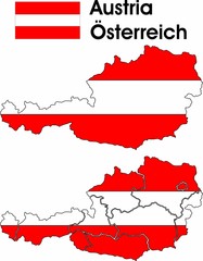 Österreich Flagge