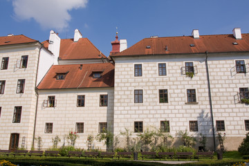 Obraz premium zamek czeskiego historycznego miasta Trebon