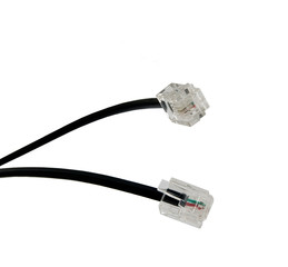 Modem Cables, Isolated, Black