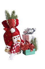 Снеговик и подарки