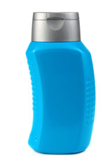 blue bottle for by shampoo