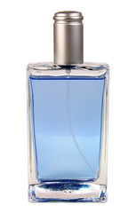 small bottle with a perfume liquid