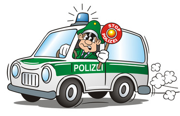 Police Car Green