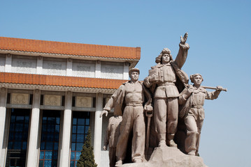 Monument Mao and Chinese People(Beijing,China)