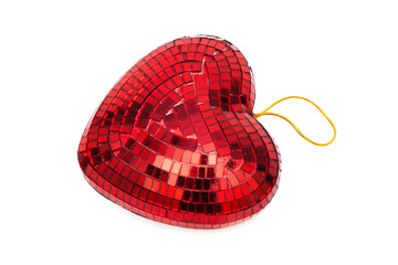 red heart as a decoration