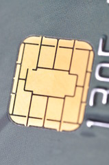 Close-up Business chip card