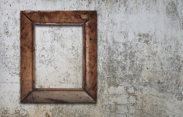 frame on wall
