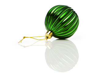 Christmas decoration isolated on the white background