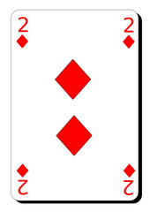 Deux de carreau