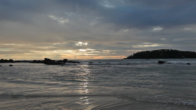 Ocean sunset. Mirissa, Sri Lanka