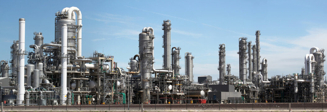 Chemical factory- panorama image