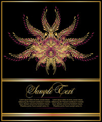 vector flourish illustration for  decoration