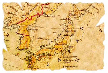 Fotobehang Japan old map © Pontus Edenberg