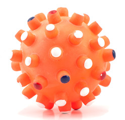 Dog toy (ball) isolated on white background
