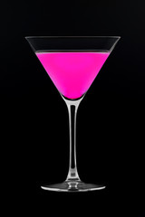 pink cocktail