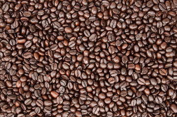 brown coffee bean ,texture,background,closeup