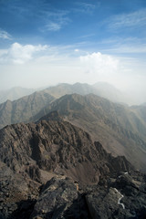 Auf dem Gipfel des Djebel Toubkal, Marokko