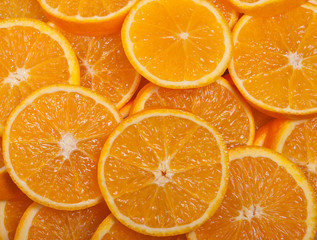 Pieces of orange