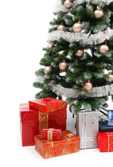 Christmas tree with presents