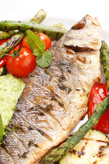 fish with vegetables