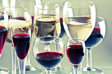 Wine glasses