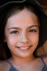 portrait de fillette