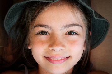 portrait de fillette