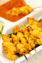 Satay, one of most famous Thai food