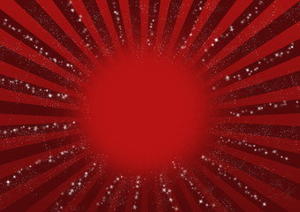 Abstrakter Stern - roter Hintergrund