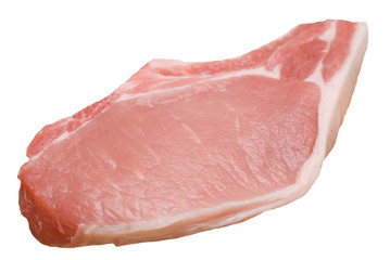 Pork meat isolated