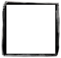 Grunge black and white frame