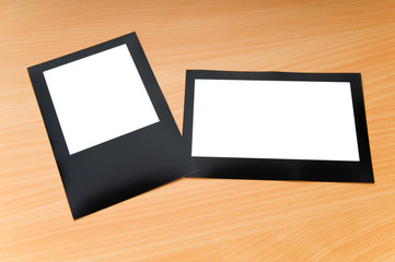 Designer concept - blank photo frames for your photos