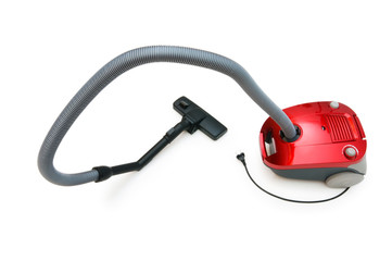 Vacuum cleaner isolated on the white background