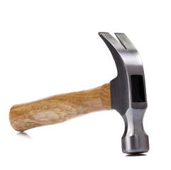 isolated hammer on white