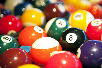 pool balls